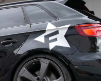 Car Design Sticker F-STAR weiß matt