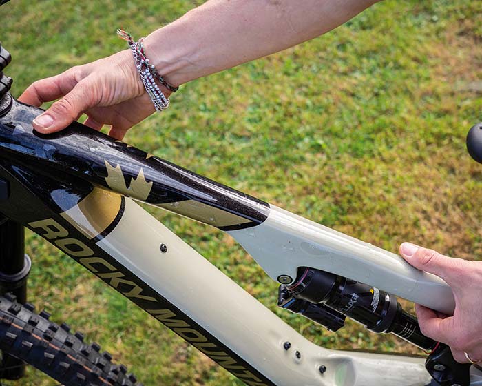 Finest-Folia Carbon Schwarz Fahrrad Aufkleber Rahmen Schutz Folie