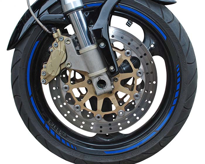 7mm x 41 cm GT Blau 14A Foliatec 34450 PIN Striping Racing für Motorräder 