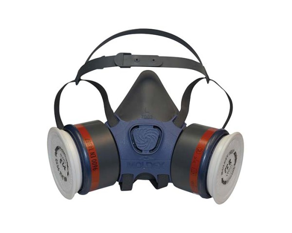 Respirator Mask with gas and particle filters
