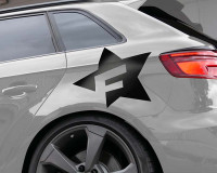 Car Design Sticker F-STAR schwarz matt