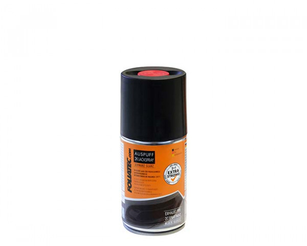 Exhaust Pipe 2C Gloss Spray Paint, black glossy, 250 ml